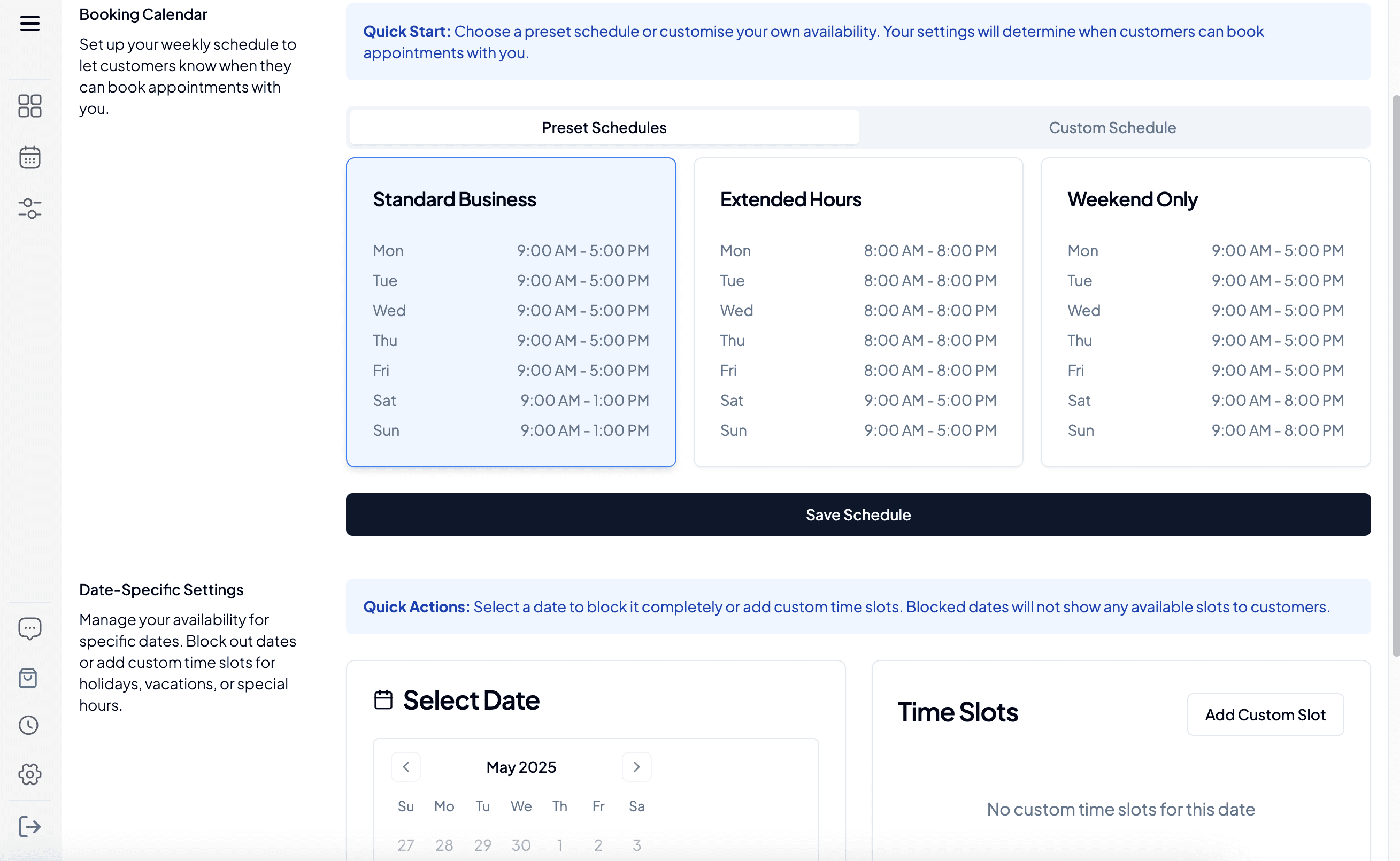 Booking Form